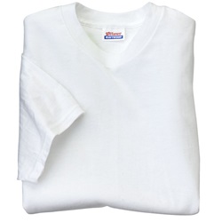 Hanes HeavyWeight 100% Cotton T-Shirt, 5.5 Ounce - White SM-5280White