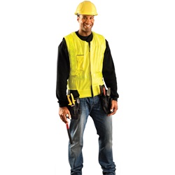 OccuNomix SP-TBV Speed Collection Premium Tool Belt Safety Vest - Yellow/Lime SP-TBV