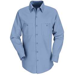 Red Kap Men's Industrial Work Shirt - Long Sleeve SP14LB