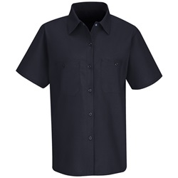 Red Kap Women's Industrial Work Shirt - Short Sleeve SP23NV