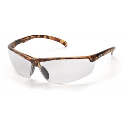 Pyramex Forum Safety Glasses - Tortoise Shell Frame - Clear Lens ST6610D
