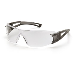 Pyramex Endeavor Safety Glasses - Gray Temples - Clear Lens STG5910S