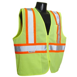 Radians SV22-2ZGM Two-Tone Economy Class 2 Safety Vest - Yellow/Lime SV22-2ZGM