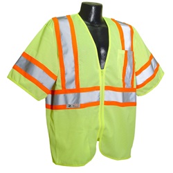Radians SV22-3ZGM Economy Class 3 Two-Tone Safety Vest - Yellow/Lime SV22-3ZGM