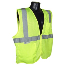 Radians Economy Class 2 Fire Retardant Safety Vest - Lime SV25-2ZGM
