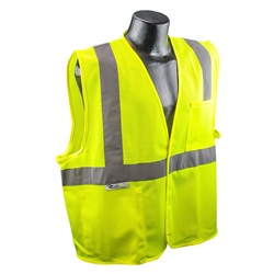 Radians SV2GM Economy Class 2 Mesh Safety Vest - Yellow/Lime SV2GM