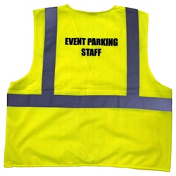 Radians SV2GS Economy Class 2 Solid Safety Vest - Yellow/Lime - EVENT PARKING STAFF SV2GS-Parking
