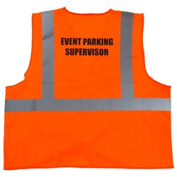 Radians SV2OS Economy Class 2 Solid Safety Vest - Orange - EVENT PARKING SUPERVISOR SV2OS-Parking