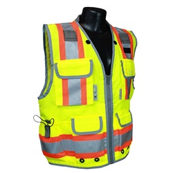 Radians SV55-2ZGD Heavy Duty Two-Tone Engineer Safety Vest - Yellow/Lime SV55-2ZGD