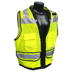 Radians SV59Z-2ZGD Class 2 Heavy Duty Surveyor Safety Vest - Yellow/Lime SV59Z-2ZGD