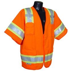 Radwear Two Tone Class 3 Orange Surveyors Vest SV63O