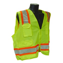 Radwear Two Tone Class 2 Lime Surveyors Vest SV6G