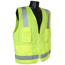 Radwear Green ANSI Class 2 Surveyor Safety Vest SV7G