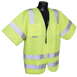Radians SV83GS Standard Class 3 Solid Safety Vest - Yellow/Lime SV83GS