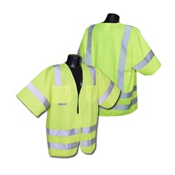 Radwear Standard Solid Green Class 3 Safety Vest SV83GS