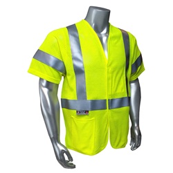 Radians SV97-3VGMFR Premium Mesh Modacrylic FR Class 3 Safety Vest - Yellow/Lime SV97-3VGMFR