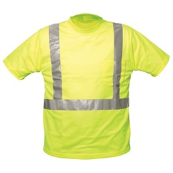 OK-1 ANSI Class 2 Lime T-Shirt, Chest Pocket TAML