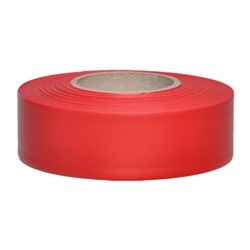 Presco Taffeta Surveyors Roll Flagging - Red TF1R