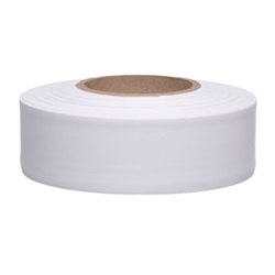 Presco Taffeta Surveyors Roll Flagging - White TF1W