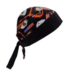 Occunomix Tuff Nougies Tie Hat Doo Rag with FR Treatment - Motorbike TN5-FR-MOT
