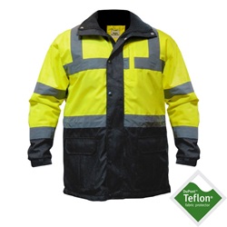 Utility Pro Wear UHV1004-Lime Class 3 Parka - Yellow/Lime UHV1004-Lime