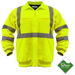 Utility Pro Wear UPA542-Lime Class 3 Soft Shell 1/4 Zip Pullover - Lime UPA542-Lime