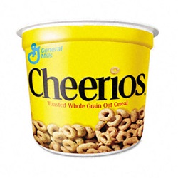 Cheerios Breakfast Cereal, Single-Serve 1.3oz Cup, 6 Cups/Pack US-AVTSN13896