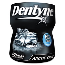 Dentyne Ice Sugarless Gum, Artic Chill, 60 Pieces/Pack, 4Packs/Box US-CDB3105000