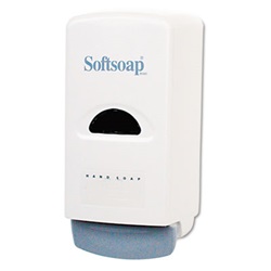 Plastic Liquid Soap Dispenser, 800ml, 5-1/4w x 3-7/8d x 10h, Gray US-CPM01946