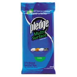 Multi-Surface Cleaner Wet Wipes, Cloth, 7 x 10, 25/Pack US-DRACB214629EA