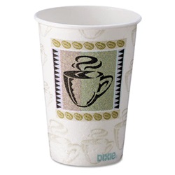 Hot Cups, Paper, 10 oz., Coffee Dreams Design, 500/Carton US-DXE5310DX