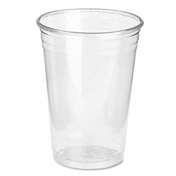 Clear Plastic PETE Cups, Cold, 10 oz., WiseSize Packs, 500/Carton US-DXECP10DX