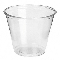 Clear Plastic PETE Cups, Cold, 9 oz, Regular Size, 20 Packs of 50/Carton US-DXECP9A