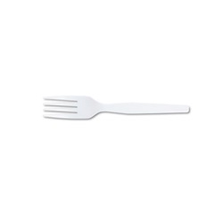Plastic Tableware, Heavy Mediumweight Fork, 100 Pieces/Box US-DXEFM207