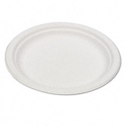 Compostable Dinnerware, Bagasse Plates, 6 US-ECOEPP016