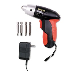 4.8V Cordless Screwdriver, 4 Bits, 200RPM US-GNS80129