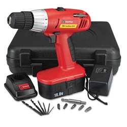 Great Neck 18 Volt 2 Speed Cordless Drill, 3/8 US-GNS80133