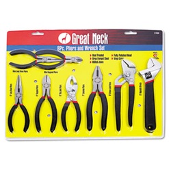 8-Piece Steel Pliers & Wrench Tool Set US-GNS87900