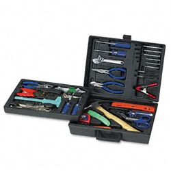 110-Piece Home & Office Tool Kit, Drop Forged Steel Tools, Black Plastic Case US-GNSTK110