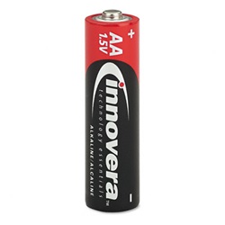 Alkaline Batteries, AA, 24 Batteries/Pack US-IVR11024