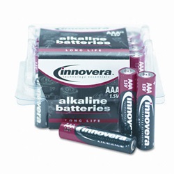 Alkaline Batteries, AAA, 24 Batteries/Pack US-IVR11124