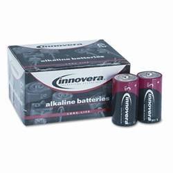 Alkaline Batteries, C, 12 Batteries/Pack US-IVR22012