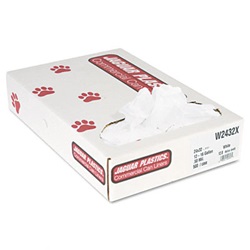 Industrial Strength Commercial Can Liners, 15 gal, .5mil, White, 500/Carton US-JAGW2432X
