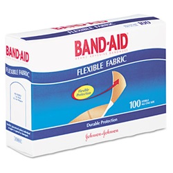 Flexible Fabric Adhesive Bandages,1 x 3, 100/Box US-JOJ4444
