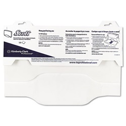 SCOTT Personal Seats Toilet Seat Covers, 18 x15, White, 24 Pack/Carton US-KIM07410CT