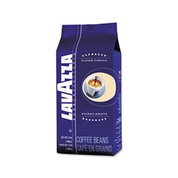 Super Crema Whole Bean Espresso Coffee, 2.2 lb. Bag, Vacuum-Packed US-LAV4202