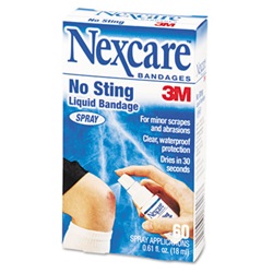 No-Sting Liquid Bandage Spray, .61 oz. US-MMM11803