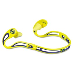 Swerve Banded Hearing Protector, Corded, Yellow US-MMM3222000