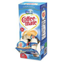 French Vanilla Creamer, .375 oz., 50 Creamers/Box US-NES35170