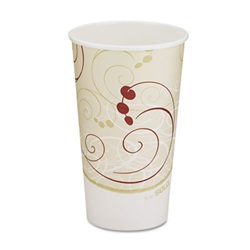 Hot Cups, Symphony Design, 16 oz., Beige US-SLO316SMSYM